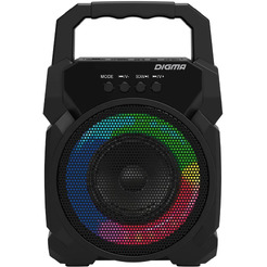 Портативная колонка  Digma D-PS1500 (черный)