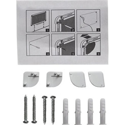 Доска магнитно-маркерная Silwerhof 90x120см лак белый алюминиевая рама