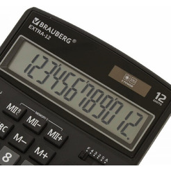Калькулятор Brauberg Extra-12-bk (250481)