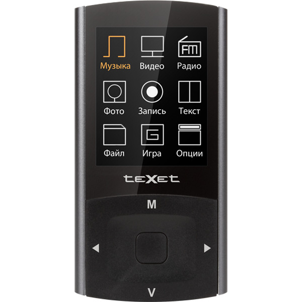 МР3 плеер TEXET T-59 8 ГБ титаниум