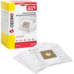 Комплект пылесборников OZONE XXL-04 (для Samsung) 12 шт.+2 микрофильтра