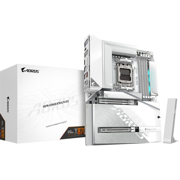 Материнская плата Gigabyte X870 Aorus Stealth Ice
