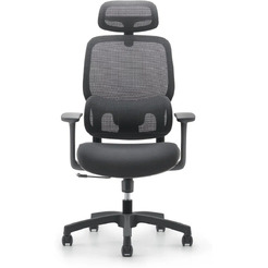 Кресло компьютерное SitZone U-073A (сетка/ткань, черный)