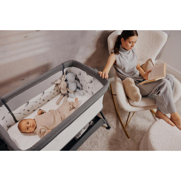 Детская кроватка Lionelo Leonie Plus (Grey Stone)