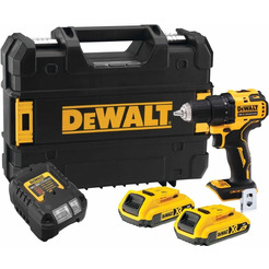 Дрель-шуруповерт DeWalt DCD708D2T-QW (с 2-мя АКБ, кейс)