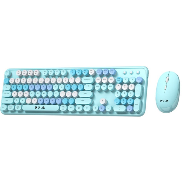 Клавиатура + мышь AULA AC306 (Blue-Colorful)
