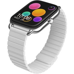 Умные часы Haylou RS4 Plus LS11 (серебристый, магнитный ремешок)