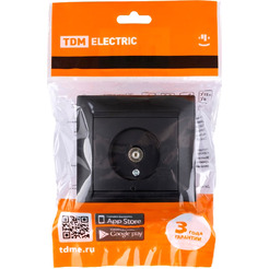 Розетка телевизионная TDM Electric Лама SQ1815-0617