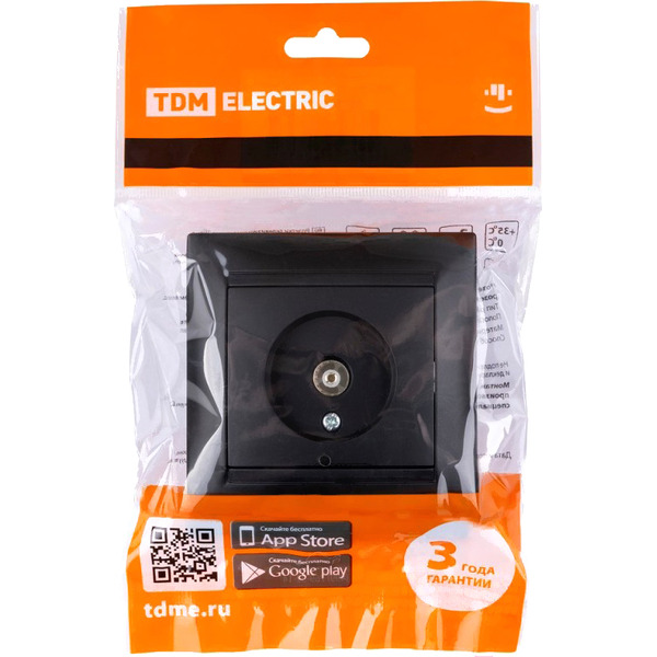 Розетка телевизионная TDM Electric Лама SQ1815-0617