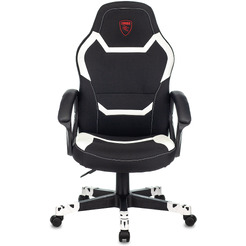 Кресло геймерское Бюрократ Zombie 10 (черный/белый)