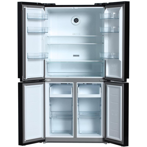 Холодильник Hyundai CM5005F (черное стекло)