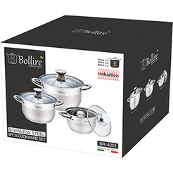 Набор кастрюль BOLLIRE BR-4001