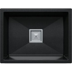 Кухонная мойка POLYGRAN Blade 550 Космос №316 (черный металлик) 72685316