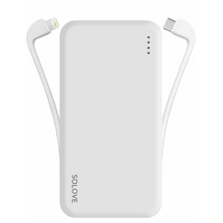 Внешний аккумулятор Solove W7 10000мAч (белый)