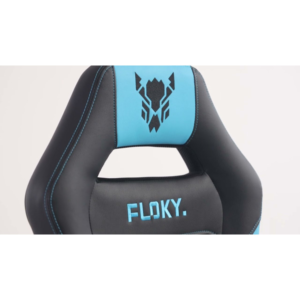 Кресло компьютерное FLOKY VIBE Aqua-Black