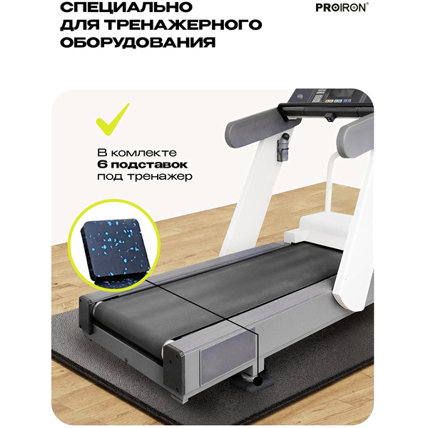 Коврик спортивный для фитнесса и тренажеров PROIRON КС2092
