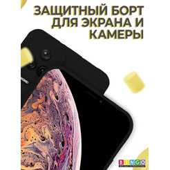 Бампер Bingo Liquid TPU для POCO F4 (черный)