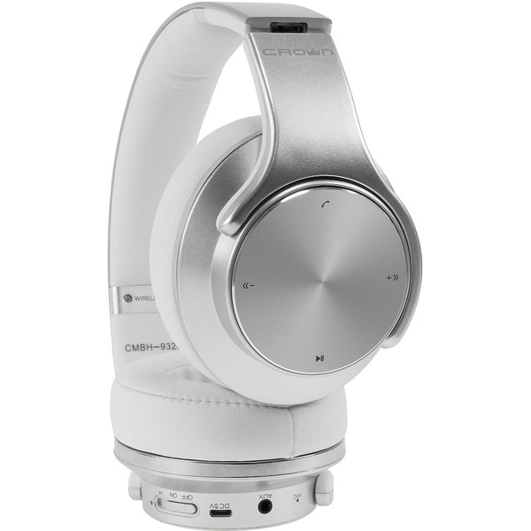 Наушники CrownMicro CMBH-9320 (серебристый)