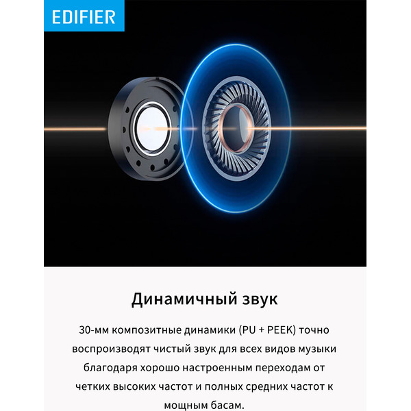 Наушники Edifier WH500 черный