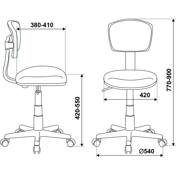 Кресло Бюрократ CH-299/ABSTRACT (мультиколор)