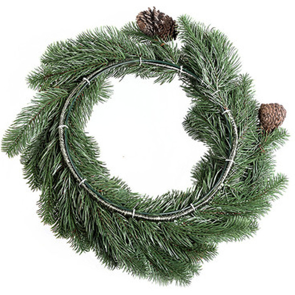 Еловый венок Neon-Night 307-144 (с шишками)