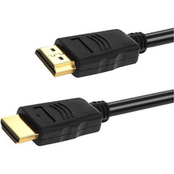 Шнур аудио-видео RETIC HDMI-HDMI 1.4 золото 0.5м