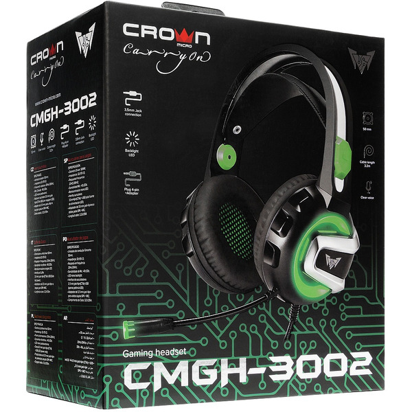 Наушники CrownMicro CMGH-3002