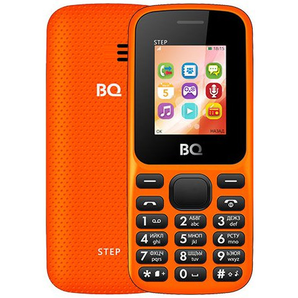 Мобильный телефон BQ-Mobile BQ-1805 Step (оранжевый)