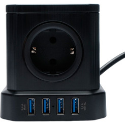 Сетевой фильтр Cablexpert TWR-5-U4-B-3
