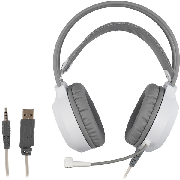 Наушники с микрофоном Oklick HS-L300G (белый)