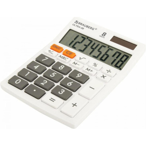 Калькулятор BRAUBERG Ultra-08-WT (250512)