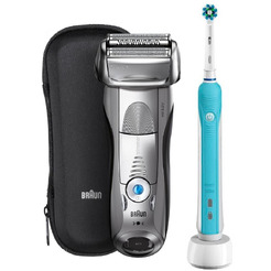 Электробритва BRAUN 7893s + Электрическая зубная щетка BRAUN Oral B Pro500/D16
