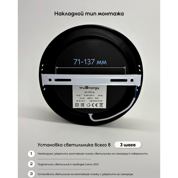 Светильник TruEnergy ELECTRO 10116