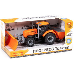 Трактор Полесье Прогресс Снегоуборочный 91772 (оранжевый)