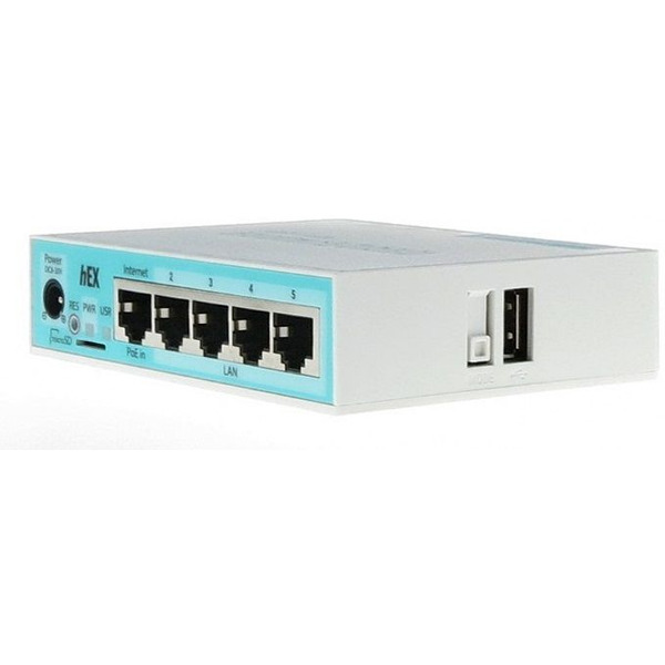 Маршрутизатор Mikrotik Hex (RB750Gr3)