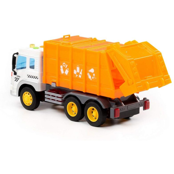 Автомобиль коммунальный инерционный Полесье Сити 86426 (оранжевый)