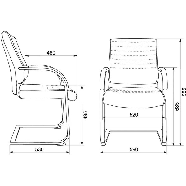 Офисный стул Бюрократ T-8010-LOW-V/IVORY (слоновая кость)