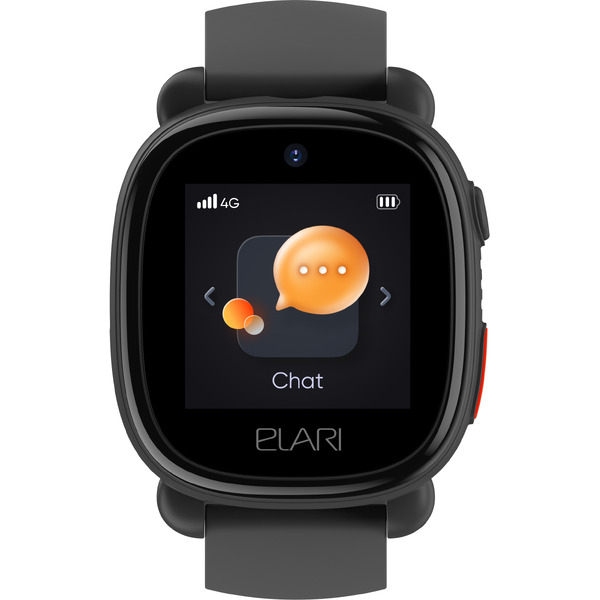 Часы-телефон Elari KidPhone 4G Lite (KP-4G L) черный