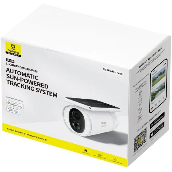 Видеокамера Baseus Security S1 2K White S0SW002130  (S0SW00)