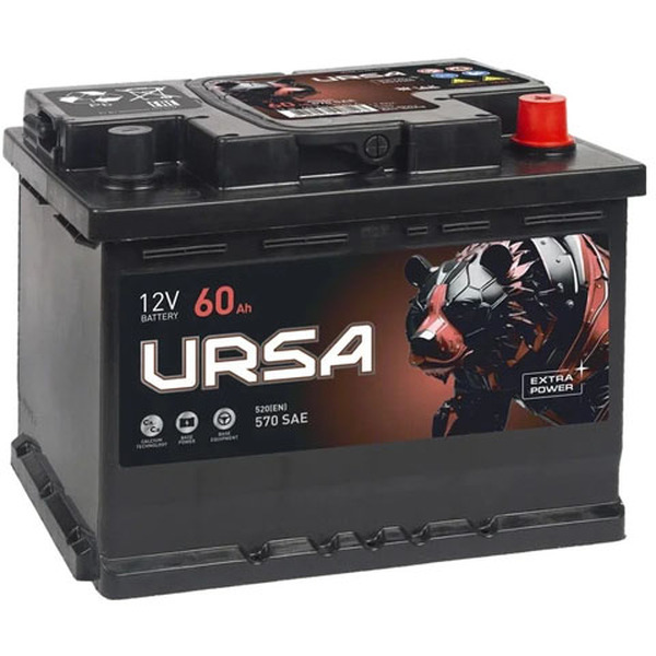 Автомобильный аккумулятор URSA Extra Power 60 Ah 520A R+