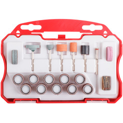 Набор аксессуаров для гравера 40 предметов в боксе для шлифовки WORTEX MGK040G11611