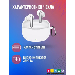 Чехол Bingo Silicone для Realme Buds Air 3 Neo (темно-зеленый)