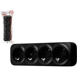 Розетка Leiden Electric Bailly 806019 (черный)