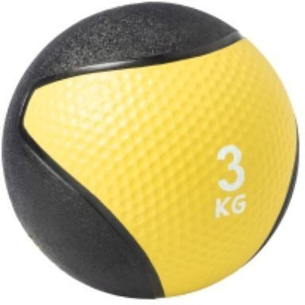 Медицинбол Sundays Fitness (3кг, желтый/черный)