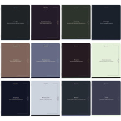 Тетради предметные BRAUBERG 405183 (КОМПЛЕКТ 12 ПРЕДМЕТОВ, 48л, SoftTouch)