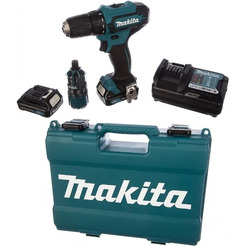 Дрель-шуруповерт MAKITA DF333DWYE4 (в чемодане + набор бит)