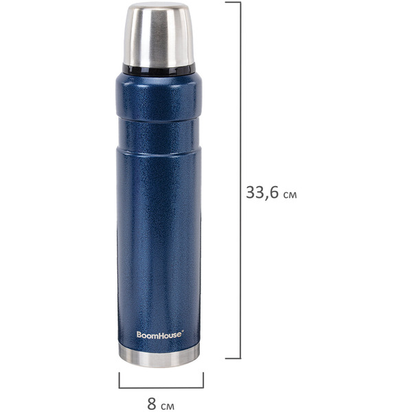Термос BoomHouse DarkBlue 700310 (1000 мл)
