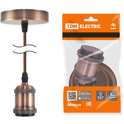 Патрон металлический TDM ELECTRIC Лофт SQ0335-0072