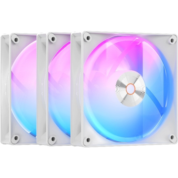 Комплект вентиляторов для корпуса Ocypus Delta F12 WH ARGB 3IN1 (Delta-F12-WH3AM00X-GL)