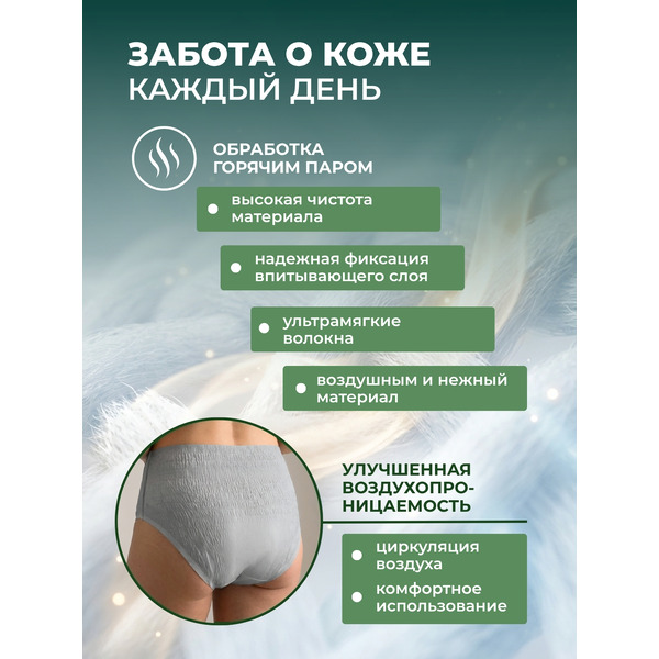 Трусы впитывающие для взрослых AKTIVOLIFE Women M (10шт)